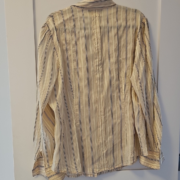 Jones New York Striped Button-Up Shirt Size 20W - Picture 4 of 7